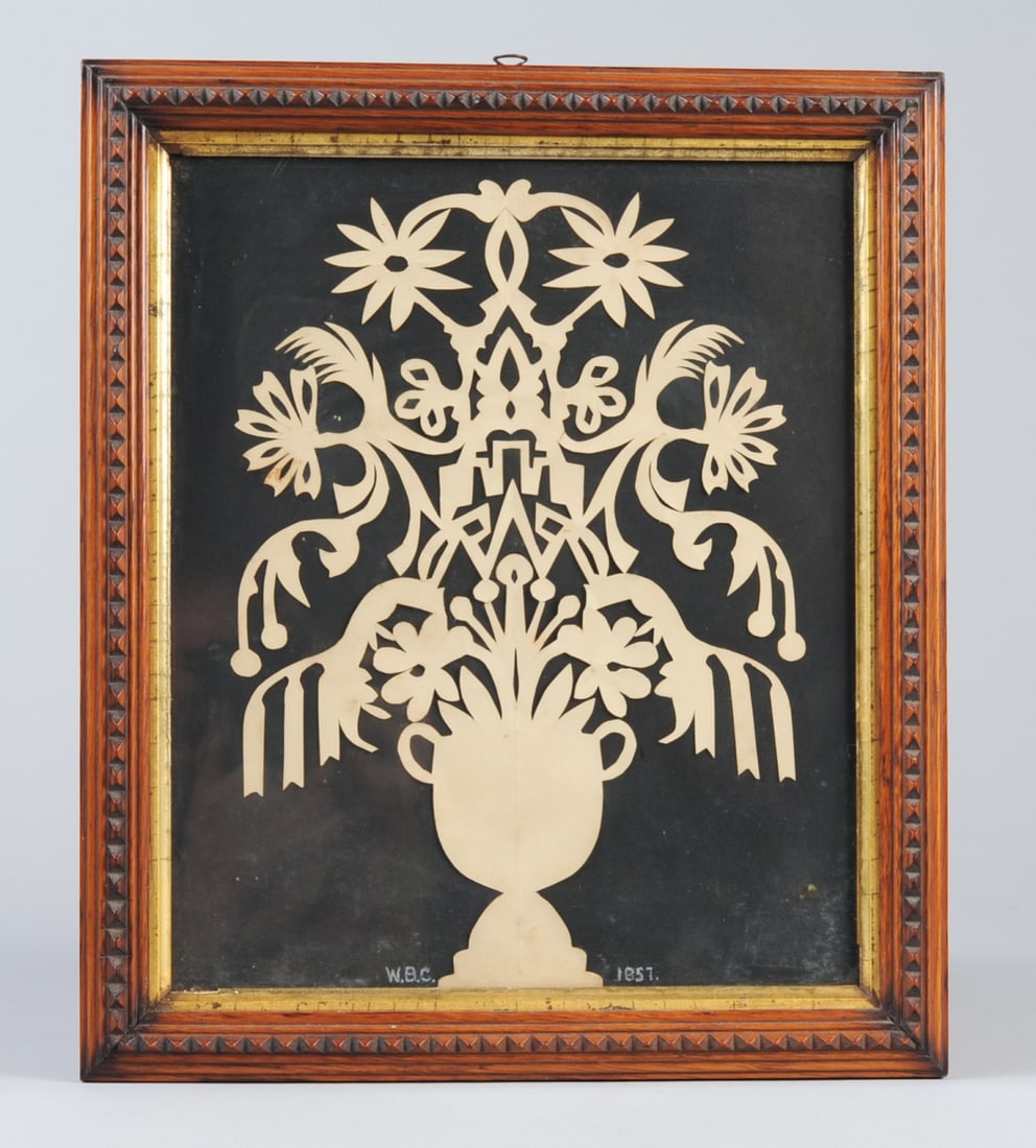 19th C. Scherenschnitte Eastern Shore, Va (1 of 5)