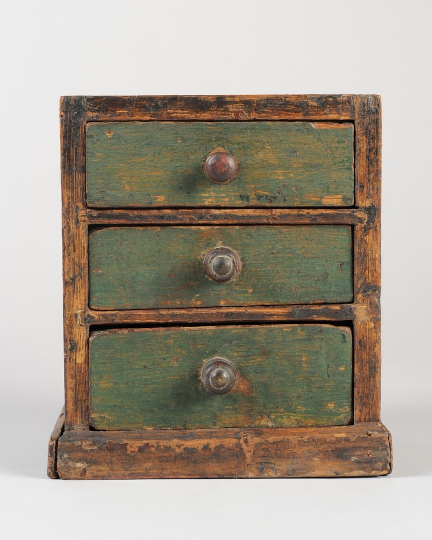 Antique Painted Spice Box (1 of 7)