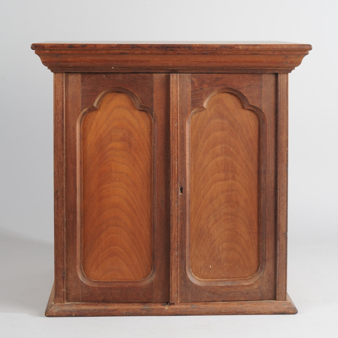 Antique Walnut Desk Cabinet (1 of 8)
