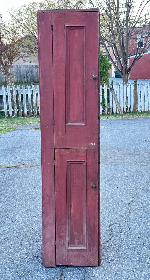 Antique New England Painted Chimney Cabinet (1 of 8)