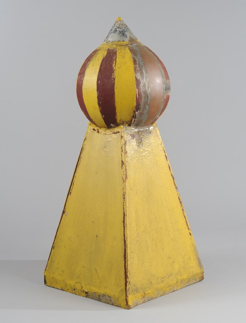 Architectural Painted Tin Finial (1 of 7)