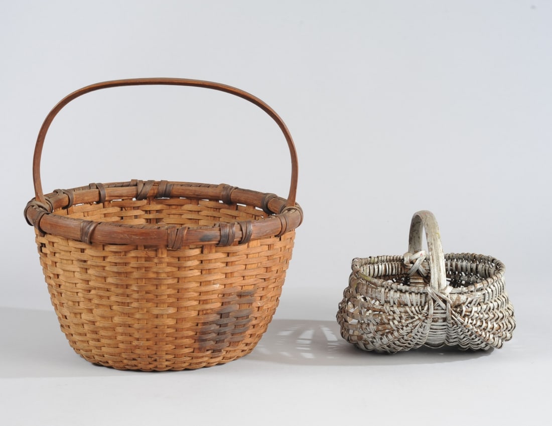 Pair Antique American Baskets (1 of 11)