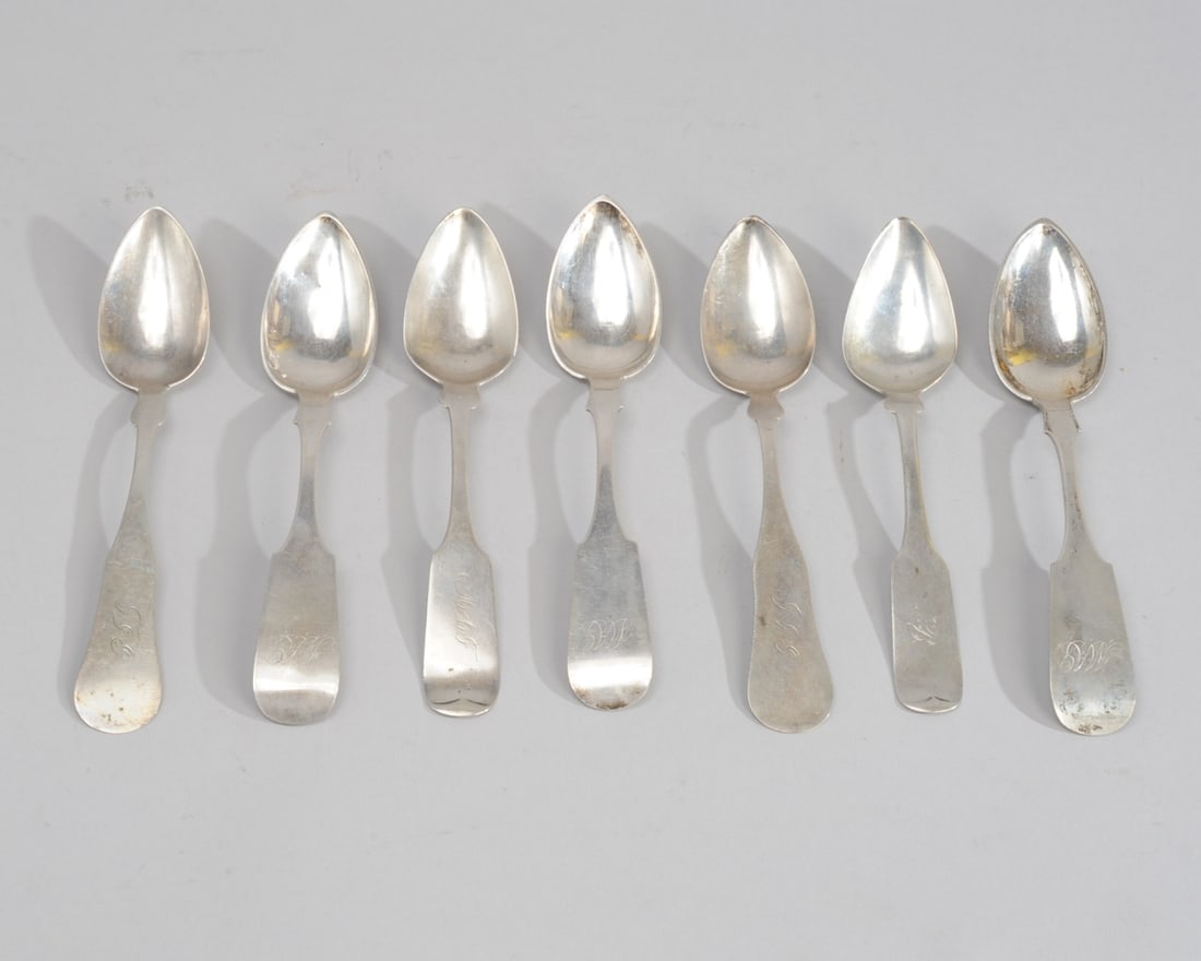 Mixed Grouping Coin Silver Spoons (1 of 11)