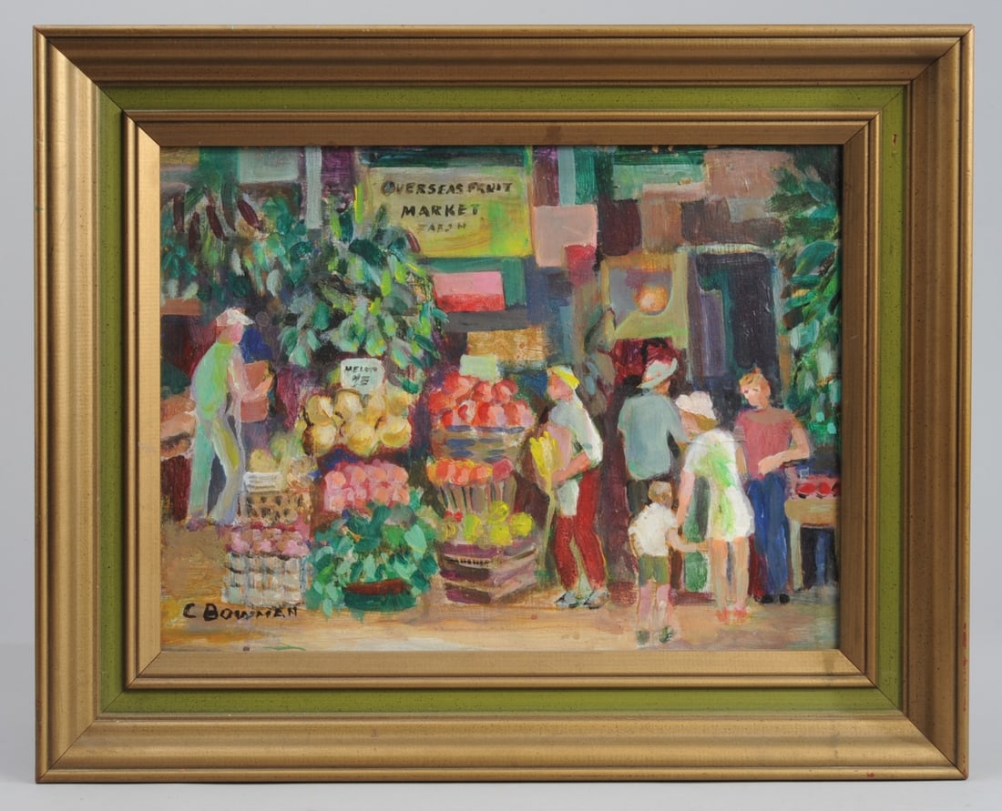 Oil Painting of Fruit Market (1 of 5)