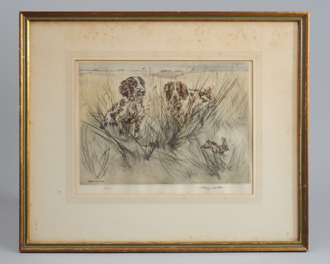 Henry Wilkinson Signed Hunt Print (1 of 4)