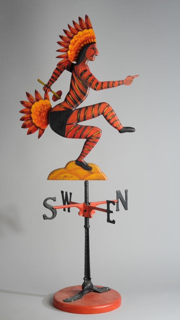 Earl Staley (b. 1938) Figural Weathervane (1 of 6)