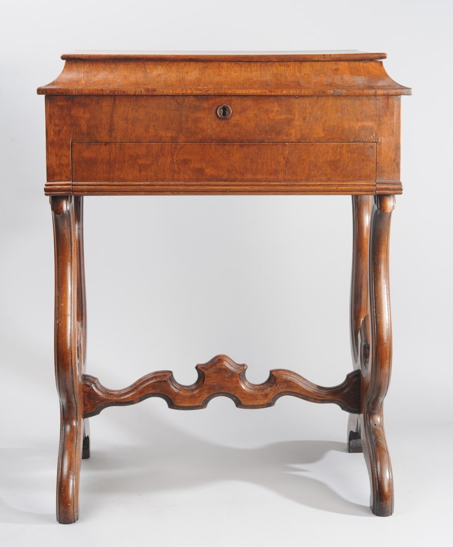 Antique American Walnut Sewing Table (1 of 9)