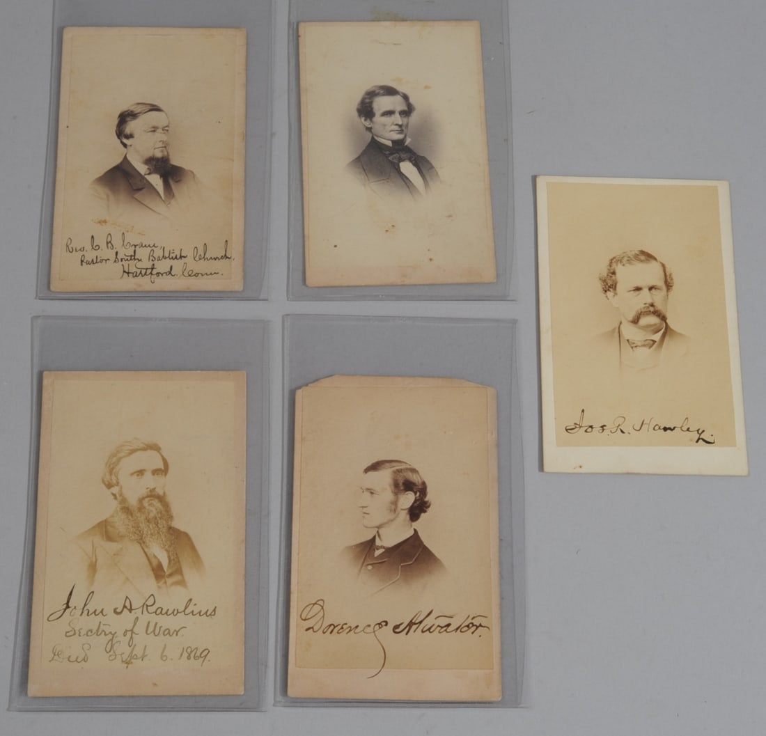 Civil War CDVs: Dorence Atwater, John A. Rawlins+ (1 of 10)