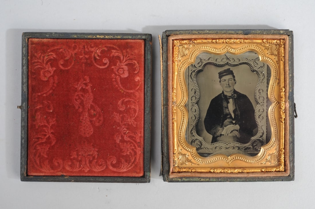 Tintype of Photo of Civil War Union Soldier (1 of 3)