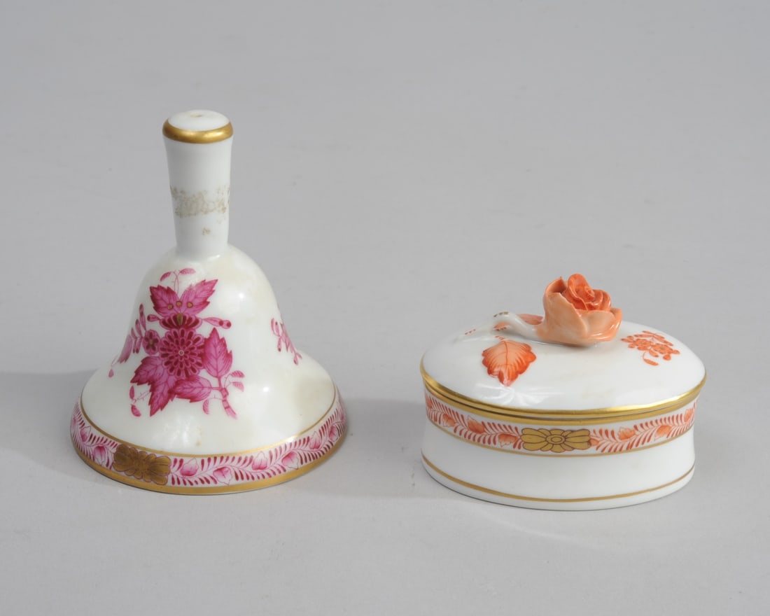 2 pcs. Herend Diminutive Hand Painted Porcelain (1 of 5)