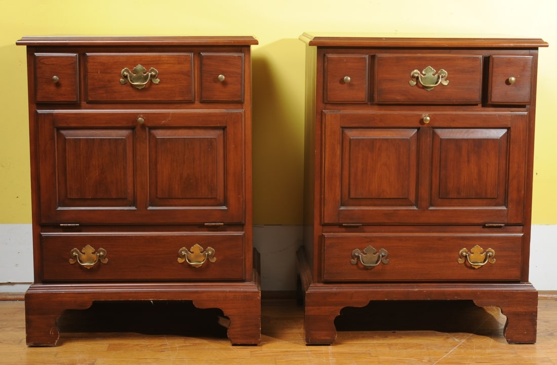 Pair Henkel Harris Wild Black Cherry Nightstands (1 of 5)