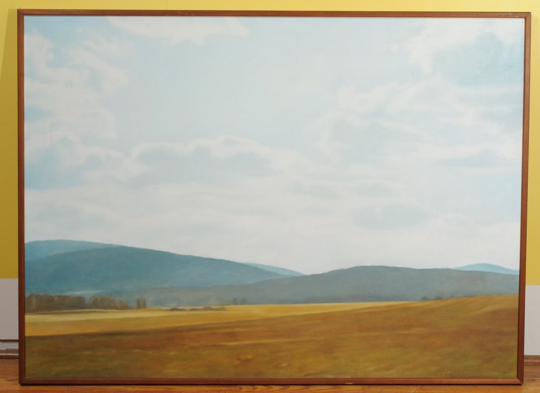Large Oil on Canvas Blue Ridge Mountain Landscape (1 of 5)