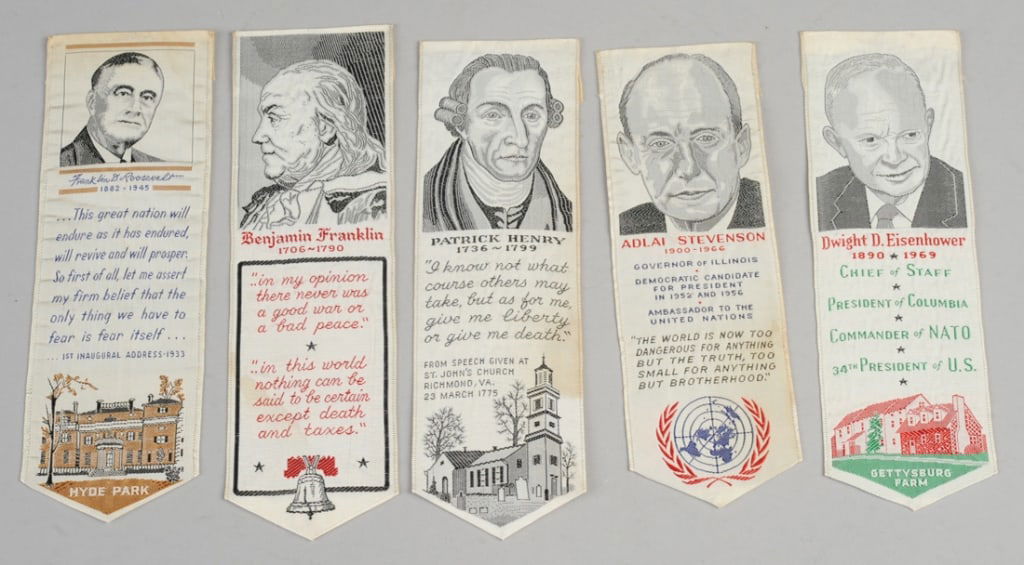 American Silk Label Commemorative Ribbon Group (1 of 4)