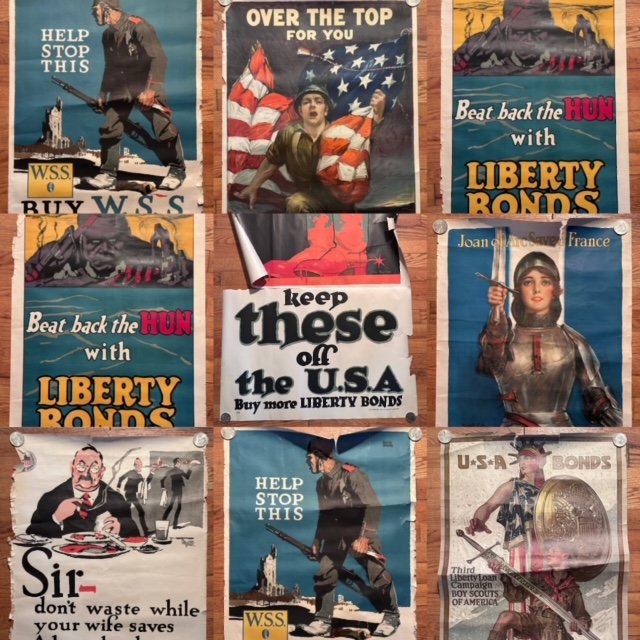Group of 10 WWI Posters (1 of 20)