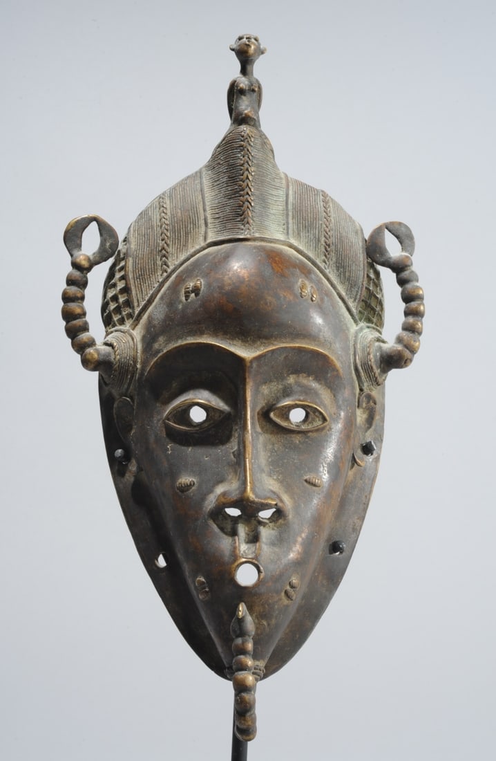 Baule Bronze Scorpion Mask (1 of 6)