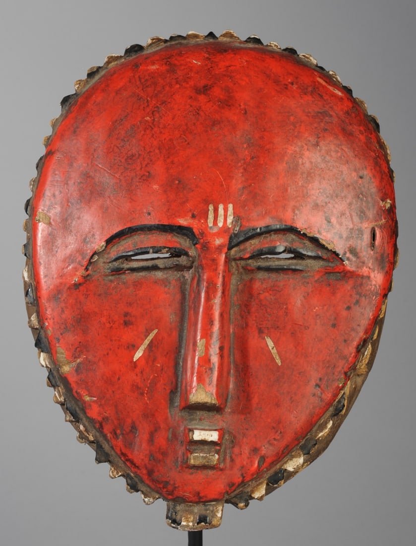 Yaure or Baule Moon Mask, Ivory Coast (1 of 6)