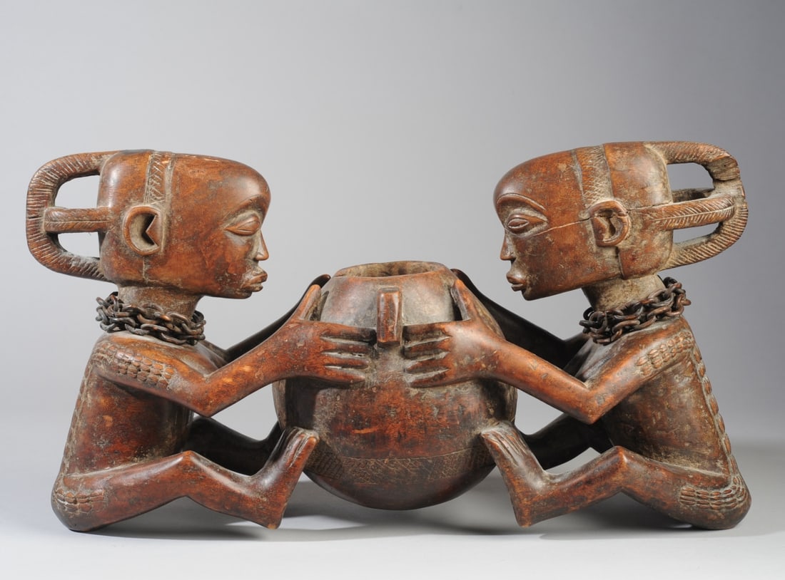 Luba / Hemba Bowl Bearing Figures (1 of 8)