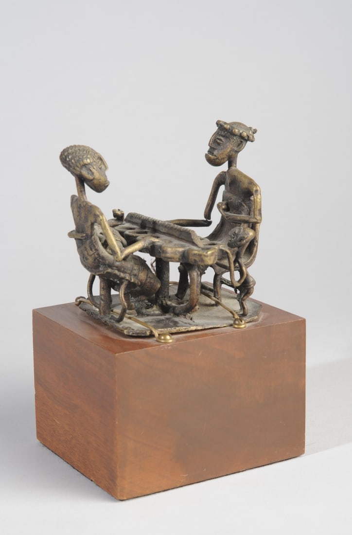 Akan Ashanti Gold Weight Bronze Figural Group (1 of 5)