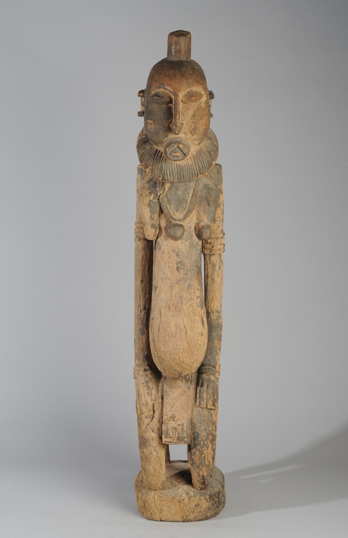 Old Dogon Kneeling Female Figure, Mali (1 of 9)