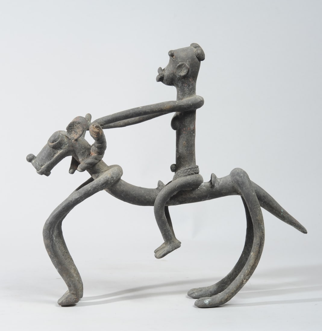 Lobi Bronze Horse and Rider, Burkina Faso (1 of 7)