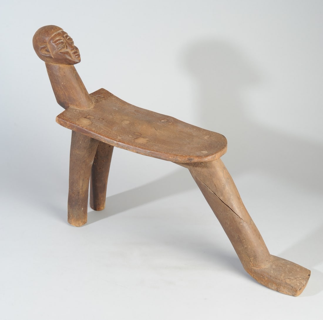 Lobi Tripod Stool, Burkina Faso (1 of 4)