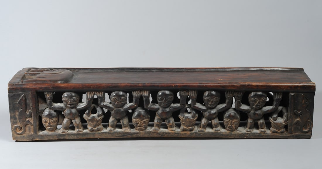 Bamileke Small Bed or Bench, Cameroon (1 of 5)
