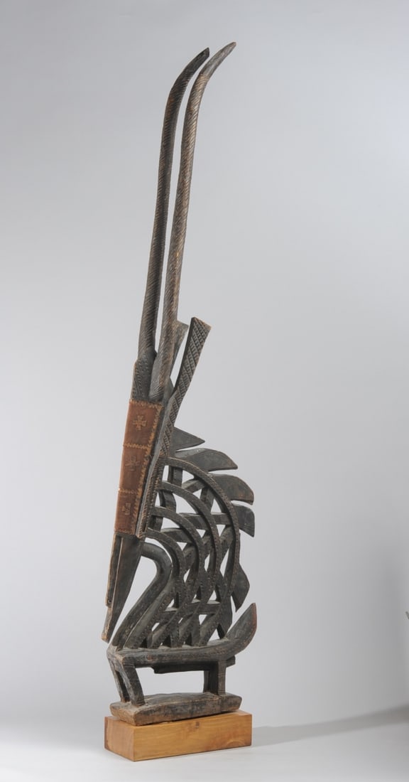 Bamana / Bambara Chi Wara Head Crest, Mali (1 of 18)