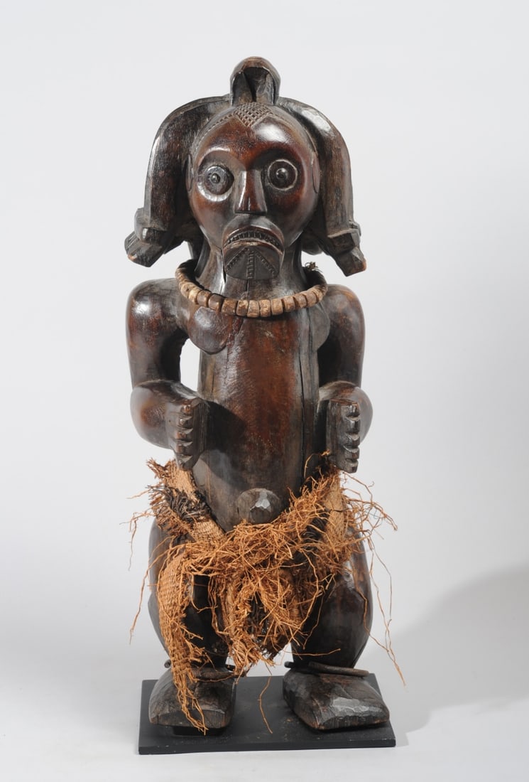 Fang Byri Reliquary Guardian Figure, Gabon (1 of 7)