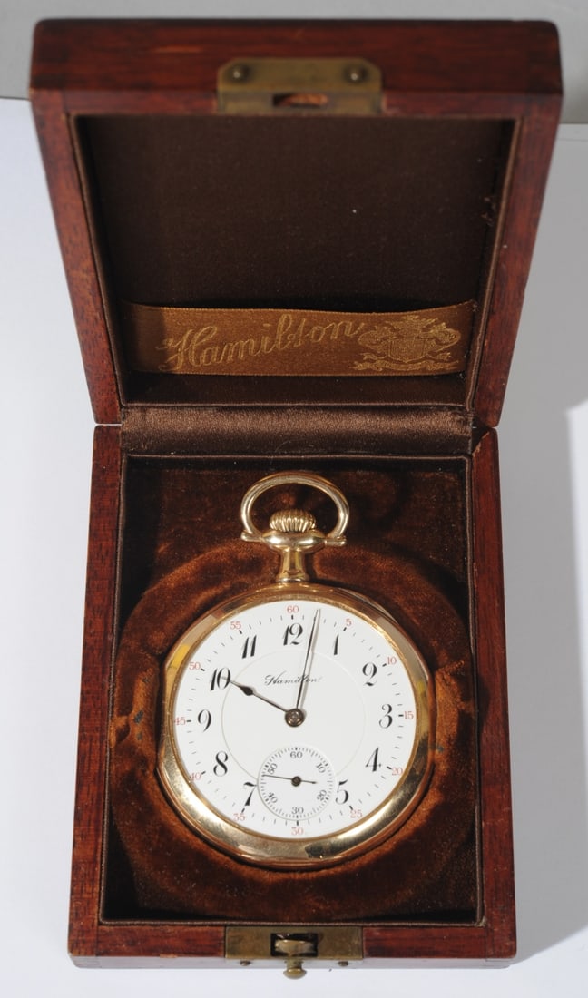 14K Gold Hamilton Pocket Watch (1 of 6)