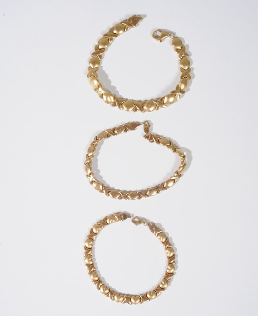 Three 10K Gold Bracelets (1 of 6)