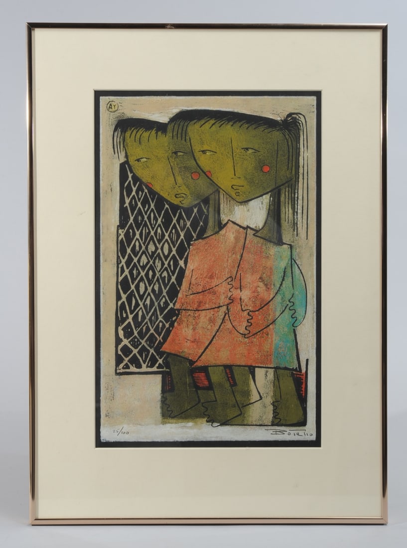 Angel Botello (1913 - 1986) Linocut (1 of 6)