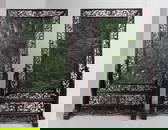 Pair of Chinese Carved Jade Table Screens