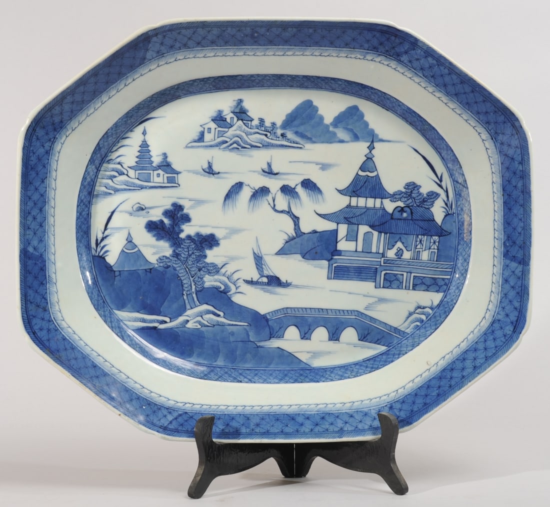 Large Chinese Export Canton Platter (1 of 14)