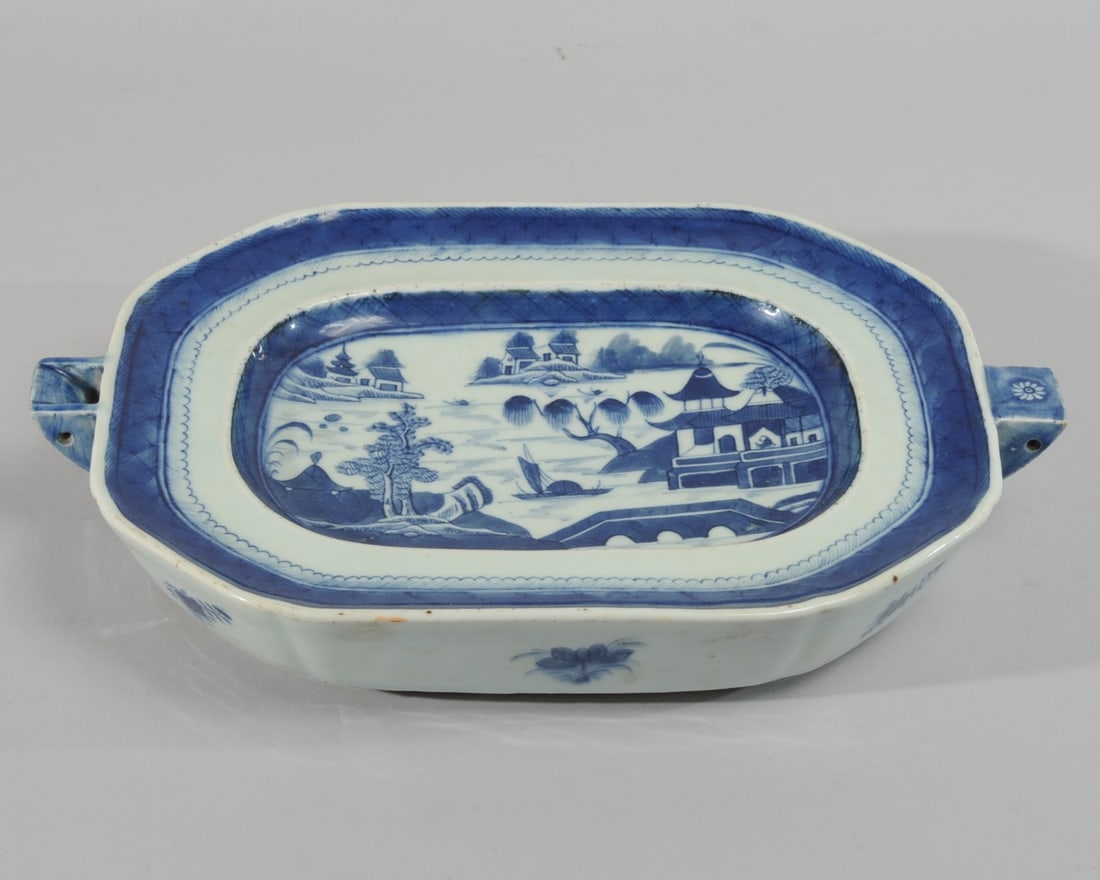 Canton Chinese Export Porcelain Food Warmer (1 of 11)
