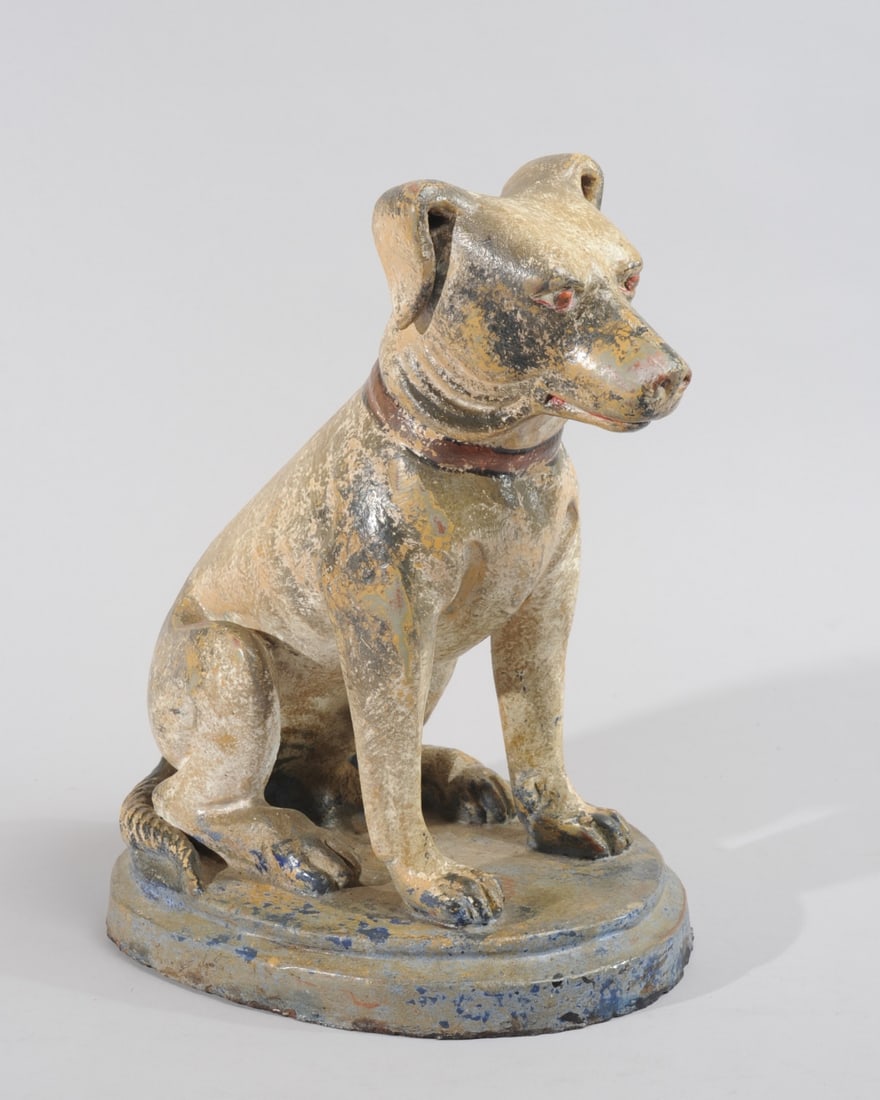 Painted Redware Dog (1 of 16)
