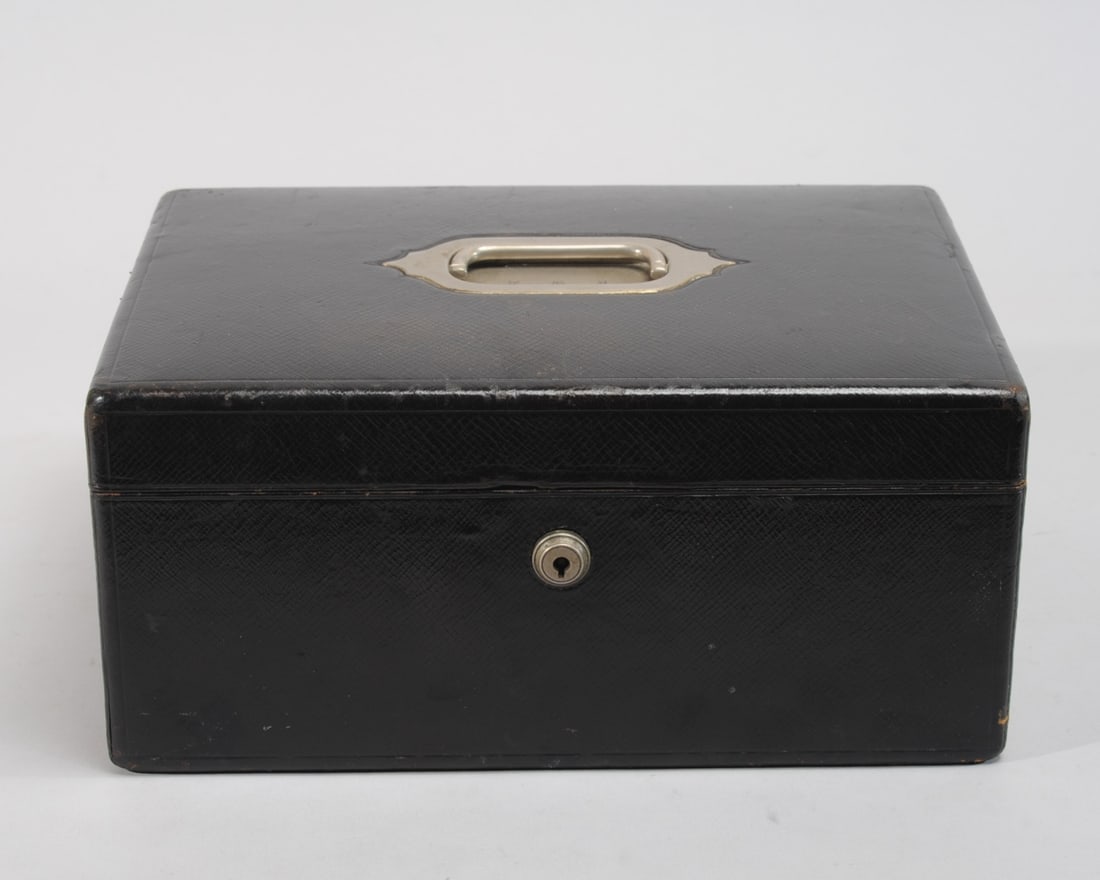 19th C. English Writing Box Brahma Lock (1 of 16)