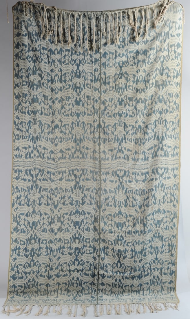 Old Indigo Figural Ikat, Timor? (1 of 7)
