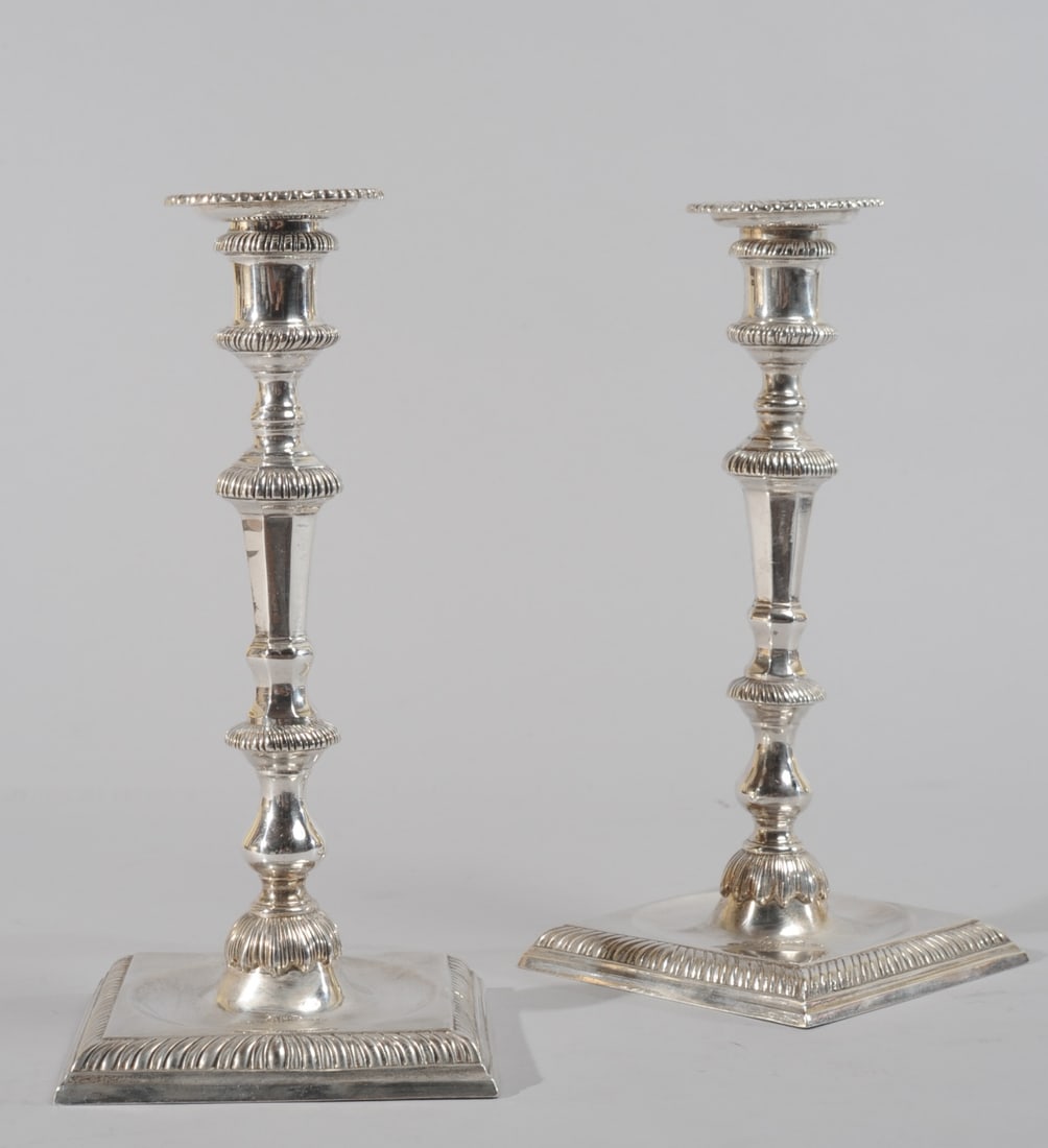 Pair of Ensko Sterling Silver Candlesticks (1 of 10)
