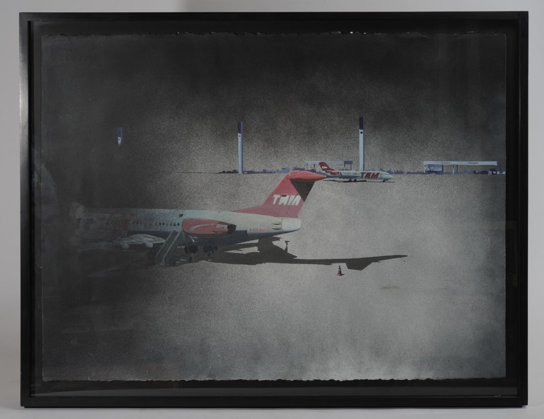 Katherine Lee (b. 1984) Oil & Spray Paint on Paper (1 of 2)