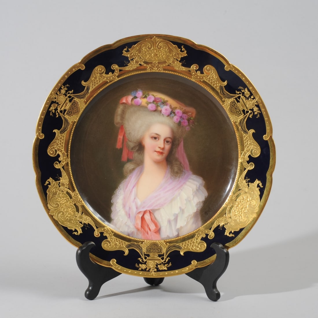 1912 Ambrosius Lamm Dresden Custom Portrait Plate (1 of 7)