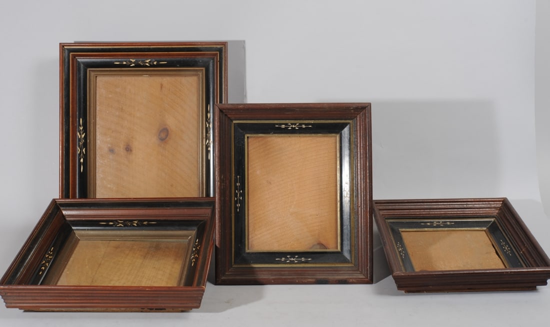 Set of Four 19th C. Aesthetic Style Picture Frames (1 of 5)