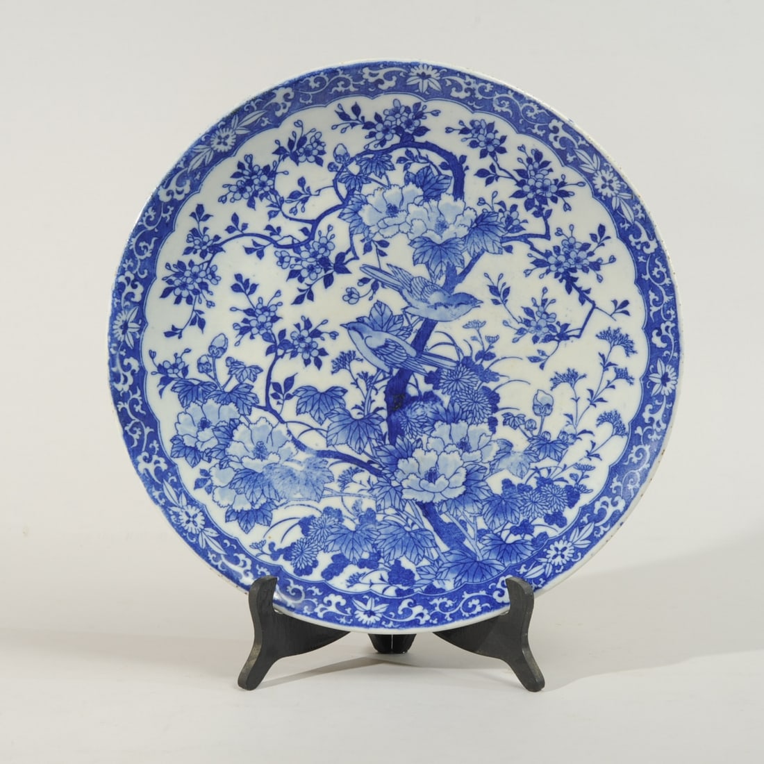 Japanese Meiji Arita Blue & White Charger (1 of 11)