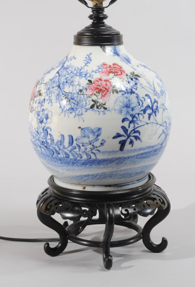 Japanese Seto Vase as Lamp (1 of 8)