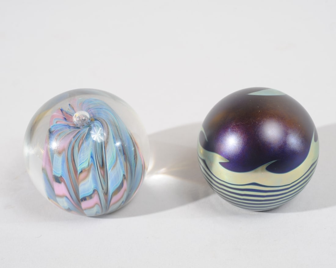 Steven Correia & Nick Delmatto Glass Paperweights (1 of 4)