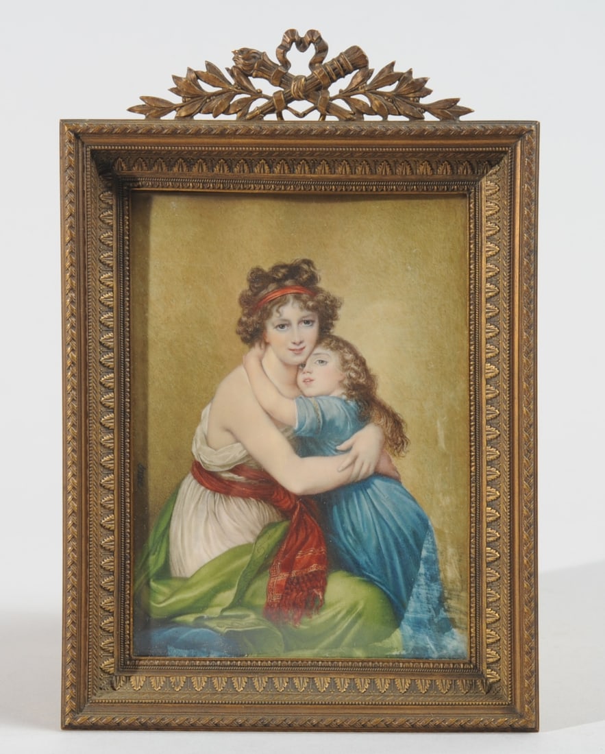 French Portrait Miniature after Vigee-Lebrun (1 of 6)