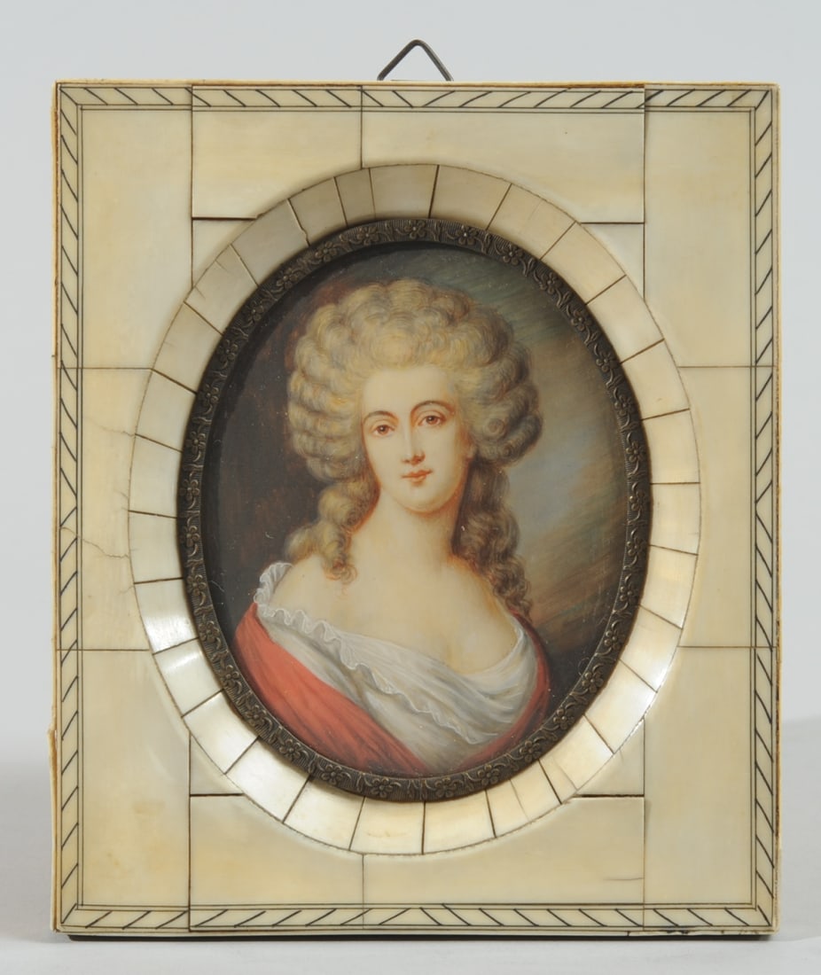 Antique German Portrait Miniature (1 of 3)