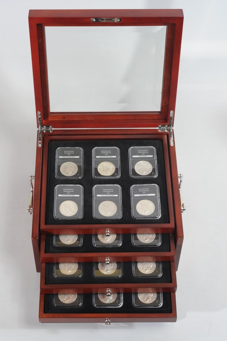 Complete Collection U.S. Peace Silver Dollars (1 of 10)