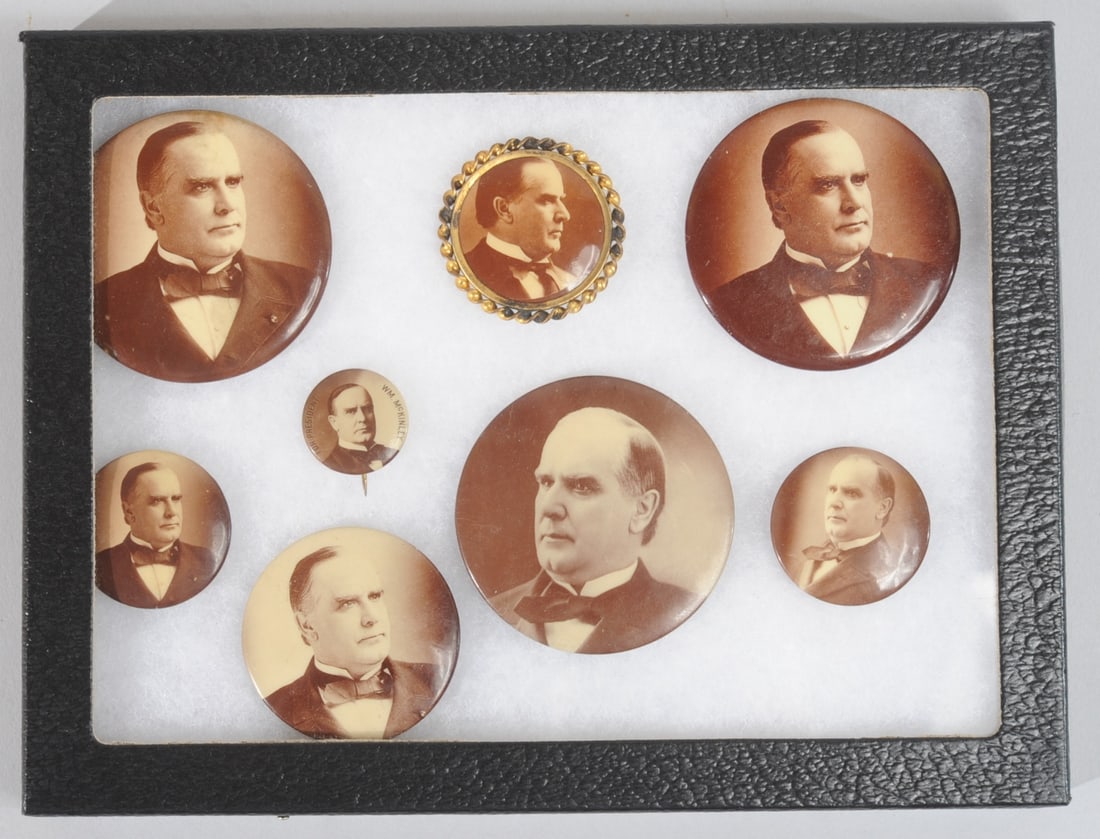 William McKinley Button Grouping (1 of 5)