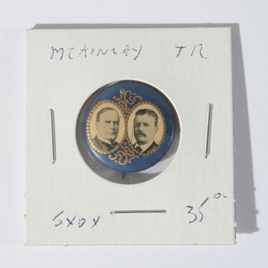 William McKinley Theodore Roosevelt Jugate Button (1 of 2)
