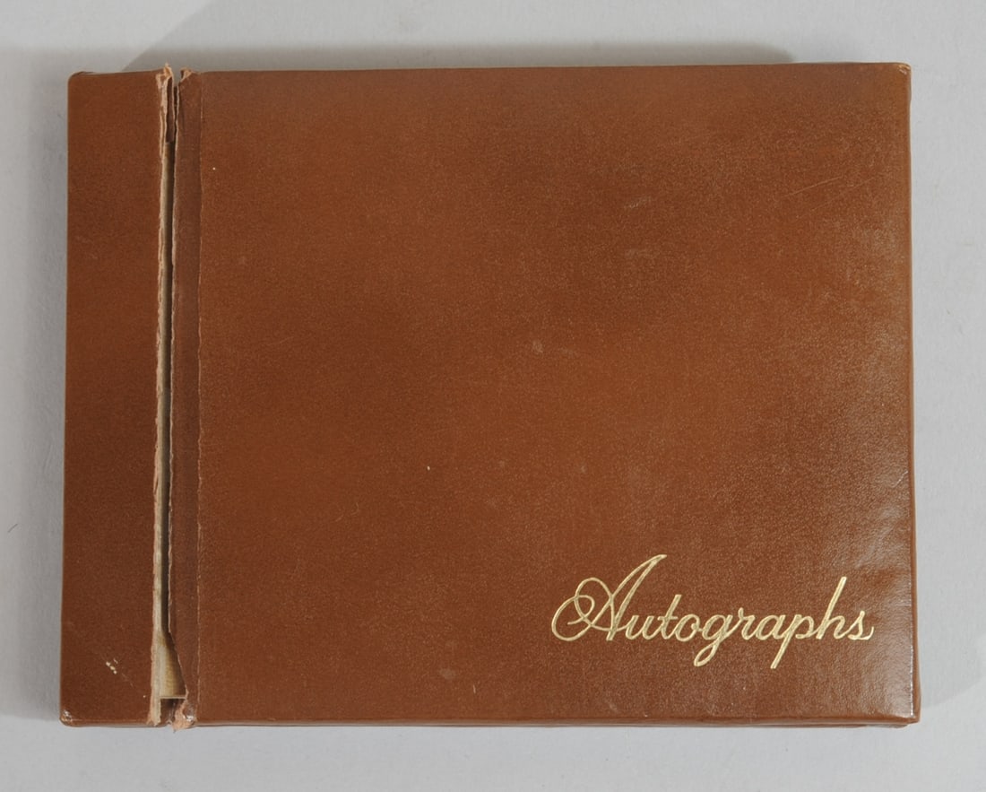 Autograph Book, Robinson, Mantle, Mays, DiMaggio + (1 of 15)